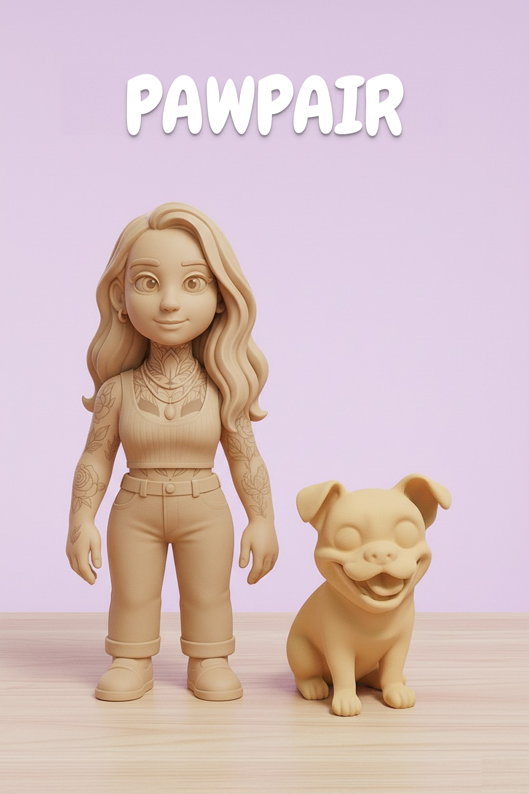 PAWPAIR – Dein persönliches 3D-Duo aus dir & deinem Vierbeiner
