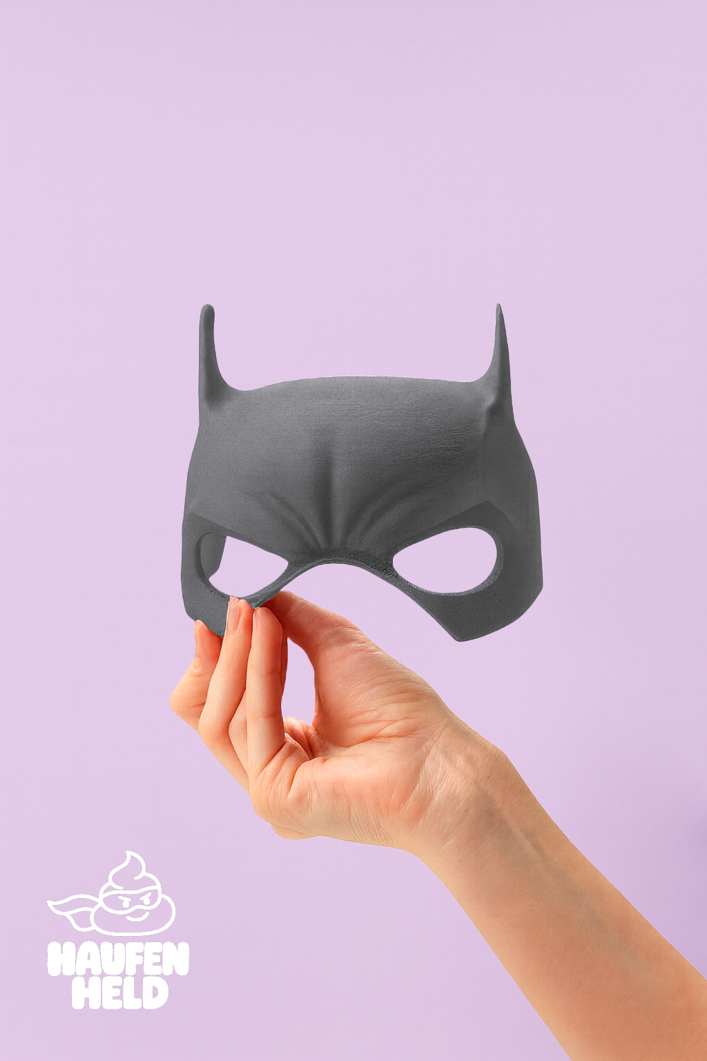 Haufenheld Mask – dein Gassi-Superpower